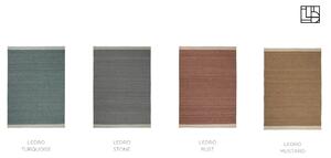 Linie Design Odolný koberec Ledro Stone, šedý Rozměr: 140x200 cm