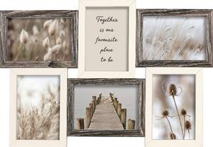 RÁM NA OBRAZOVÉ KOLÁŽE, 6 foto 10 cm x 15 cm - Fotorámečky na více fotek