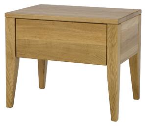 Drewmax SN230 - Noční stolek masiv dub (Kvalitní dubový noční stolek z masivu)