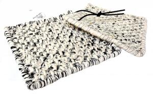 Linie Design Melanžový koberec Lifa Mixed, šedo-černo-bílá Rozměr: 140x200 cm