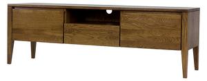 Drewmax RV335 - Dřevěný televizní stolek masiv dub (Kvalitní dubový televizní stolek z masivu)