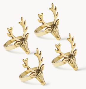 Krou�ky na ubrousky Deer, 4 ks