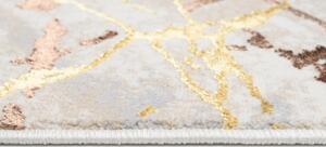 Makro Abra Kusový koberec GOLDEN MZ34D Moderní Abstraktní krémový Rozměr: 140x200 cm