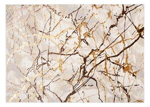 Makro Abra Kusový koberec GOLDEN MZ34D Moderní Abstraktní krémový Rozměr: 80x150 cm