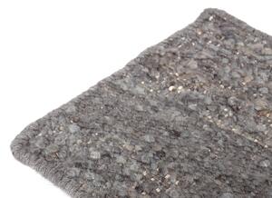 Linie Design Vlněný koberec Logmar Stone, šedý Rozměr: 140x200 cm