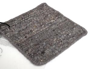 Linie Design Vlněný koberec Logmar Stone, šedý Rozměr: 140x200 cm