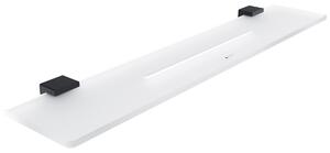 Nimco Kibo police do koupelny s otvory, černá matná, 60 cm Ki-X460-90