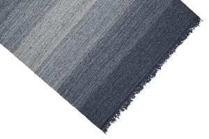Linie Design Modrý koberec Frei Blue, vlněný Rozměr: 140x200 cm