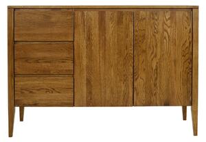 KD339 dřevěná komoda z dubu Drewmax (Kvalitní nábytek z dubového masivu)