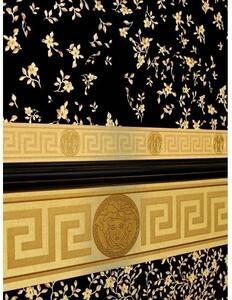 A.S. Création | Vliesová bordura na zeď Versace 93522-2 | 13,3 cm x 5 m | zlatá