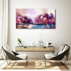 Obraz na plátně Obraz na plátně Stromy s abstrakce vody
