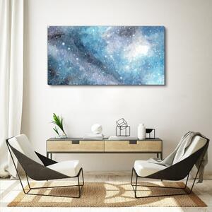 Obraz na plátně Obraz na plátně Noční obloha galaxie hvězdy