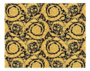 A.S. Création | Vliesová tapeta na zeď Versace 93583-4 | 0,70 x 10,05 m | zlatá, černá