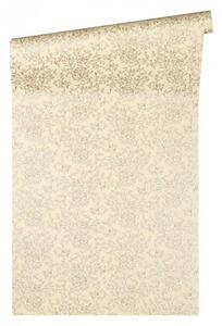 Vliesová tapeta na zeď Versace 93584-1 | 0,70 x 10,05 m | béžová, zlatá, bílá | A.S. Création