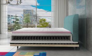 Moderní postel Aveiro 180x200cm, modrá + matrace