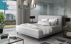 Moderní postel Aveiro 180x200cm, šedá Savana + matrace