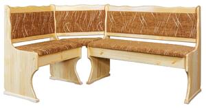 NR107 jídelní rohová lavice masiv borovice Drewmax (Kvalitní nábytek z borovicového masivu)