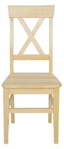Drewmax KT107 - Dřevěná židle masiv borovice (Kvalitní borovicová jídelní židle z masivu)