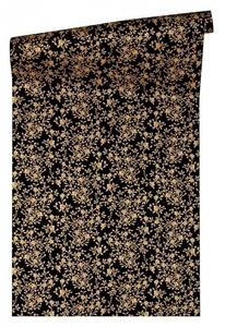 Vliesová tapeta na zeď Versace 93584-4 | 0,70 x 10,05 m | zlatá, černá | A.S. Création