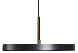 LED závěsná lampa EVENLODE Kov Černá