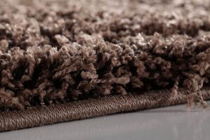 Vopi | Kusový koberec Dream Shaggy 4000 brown - 65 x 130 cm