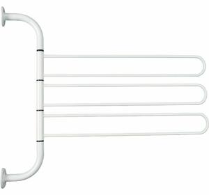AQUALINE 8002 White line otočný trojsušák, bílá
