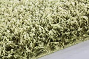 Vopi | Kusový koberec Dream Shaggy 4000 green - Kulatý 80 cm průměr