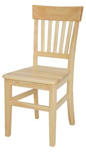 Drewmax KT119 - Dřevěná židle masiv borovice (Kvalitní borovicová jídelní židle z masivu)