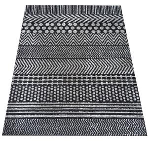 Makro Abra Kusový koberec LARA 08 Moderní Geometrický šedý Rozměr: 200x290 cm