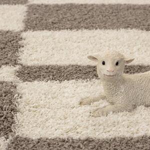 Vopi | Kusový koberec Gala shaggy 2505 beige - 140 x 200 cm