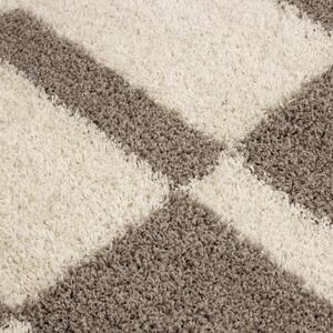 Vopi | Kusový koberec Gala shaggy 2505 beige - 140 x 200 cm