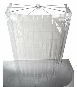 RIDDER 58200 Ombrella skládací sprchová kabina 100 x 70 cm, průhledná