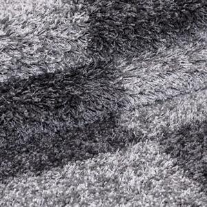 Vopi | Kusový koberec Gala shaggy 2505 grey - Kruh 80 cm průměr