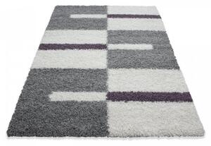 Vopi | Kusový koberec Gala shaggy 2505 lila - 80 x 150 cm