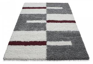 Vopi | Kusový koberec Gala shaggy 2505 red - 80 x 250 cm