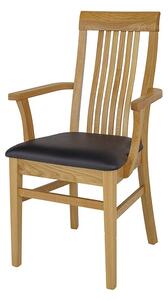 Drewmax KT378 - Čalouněná židle masiv dub