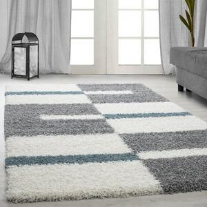 Vopi | Kusový koberec Gala shaggy 2505 turkis - 60 x 110 cm