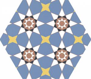 Retro Dlažba Codicer Kasbah Mix Colors 22x25 Hexagonal