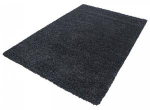 Vopi | Kusový koberec Life Shaggy 1500 černý - 120 x 170 cm