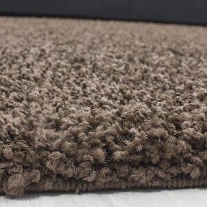 Vopi | Kusový koberec Life Shaggy 1500 brown - 300 x 400 cm