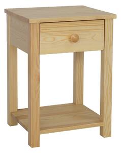 SN123 dřevěný noční stolek masiv borovice Drewmax (Kvalitní nábytek z borovicového masivu)