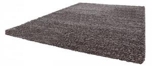 Vopi | Kusový koberec Life Shaggy 1500 taupe - Kulatý průměr 120 cm