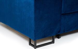 Luxusní sedací souprava Lambada, modrá Roh: Orientace rohu Pravý roh