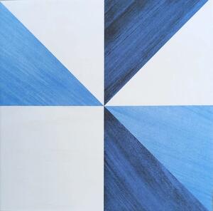 Bestile Ceramicas Dlažba Deceram PAM Triangle Blue 22,5x22,5