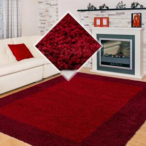 Vopi | Kusový koberec Life Shaggy 1503 red - 60 x 110 cm