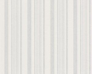 Vliesová tapeta na zeď Meistervlies 2020 5710-14 | 0,53 x 10,05 m | bílá | A.S. Création
