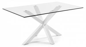 ARGO WHITE GLASS stůl 160 x 90 cm