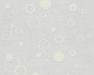 A.S. Création | Přetíratelná vliesová tapeta na zeď Meistervlies 9606-10 | 0,53 x 10,05 m | bílá přetíratelná