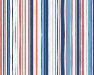 Papírová tapeta na zeď Styleguide Jung 2017 96128-1 | 0,53 x 10,05 m | hnědá, modrá, šedá, červená | A.S. Création