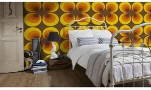 A.S. Création | Vliesová tapeta na zeď Retro Vision 7013-12 | 0,53 x 10,05 m | hnědá, červená, oranžová, žlutá
